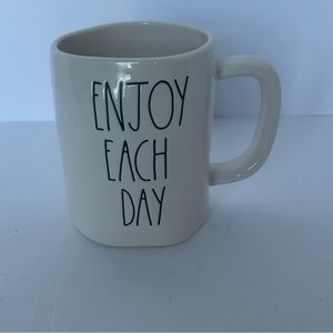 Rae Dunn Enjoy Each Day‎ White Mug